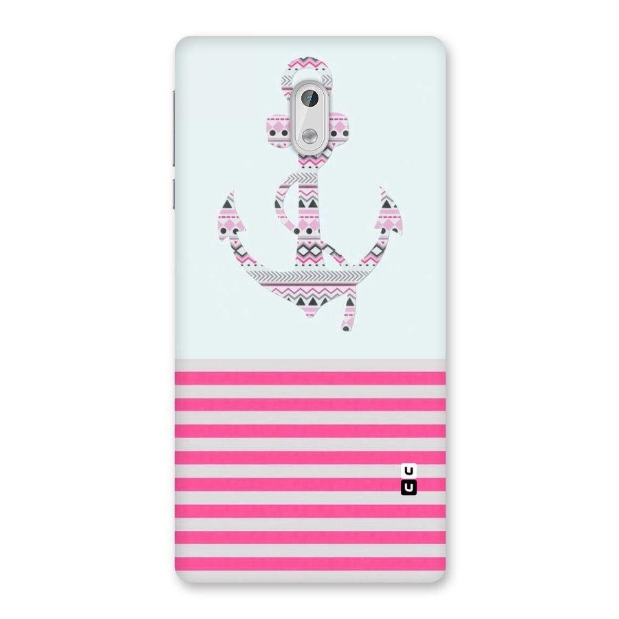 Anchor Design Stripes Back Case for Nokia 3