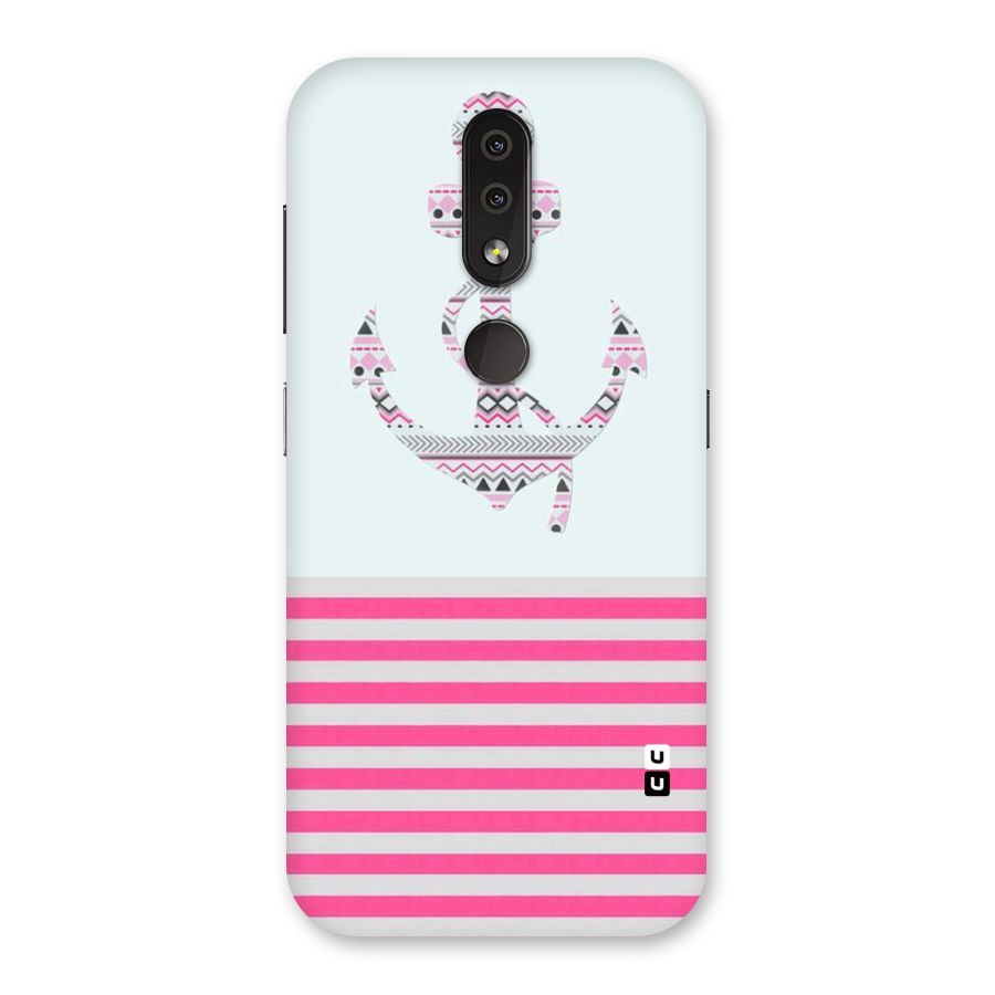 Anchor Design Stripes Back Case for Nokia 4.2