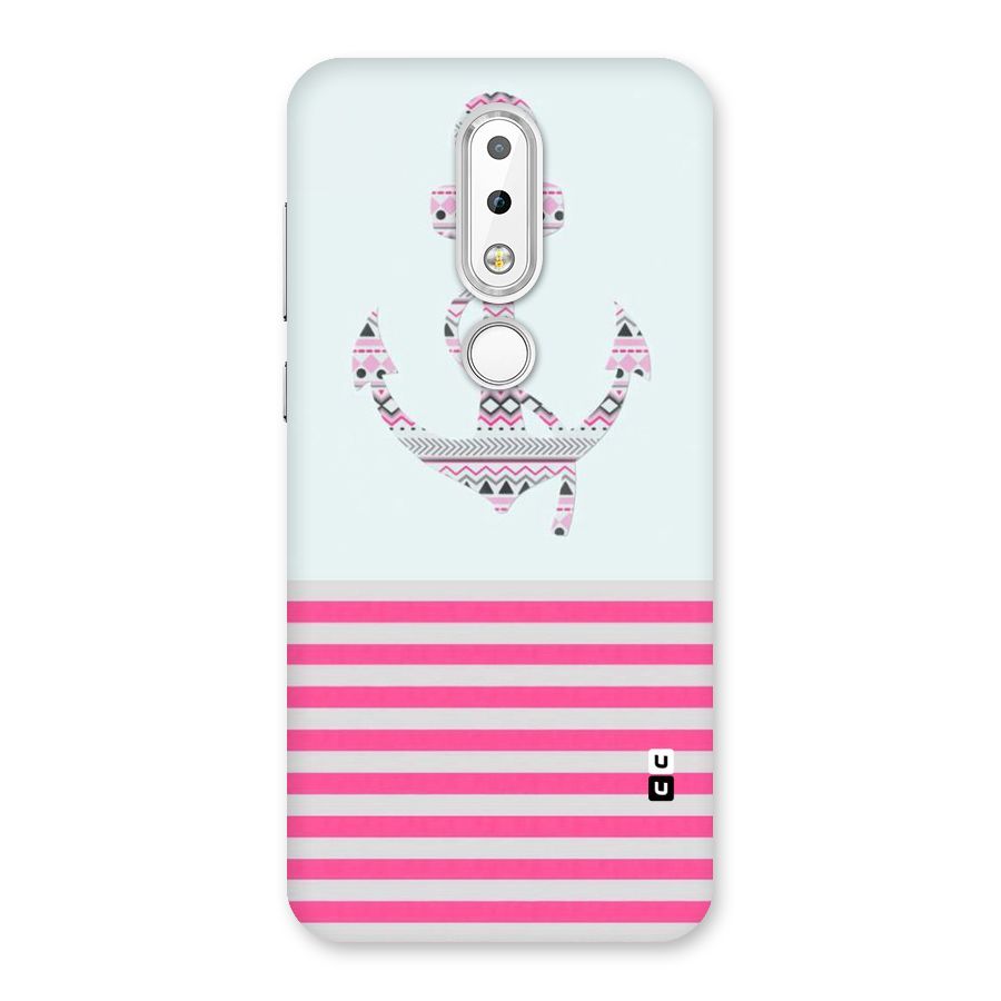 Anchor Design Stripes Back Case for Nokia 6.1 Plus