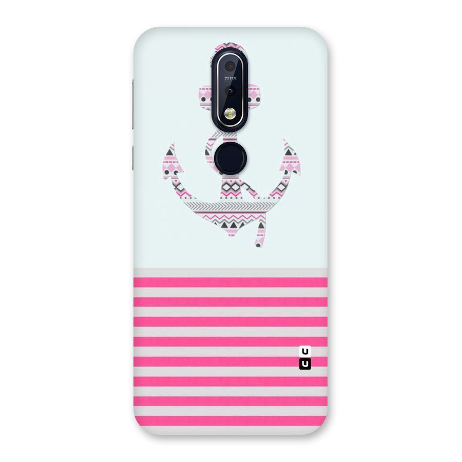 Anchor Design Stripes Back Case for Nokia 7.1