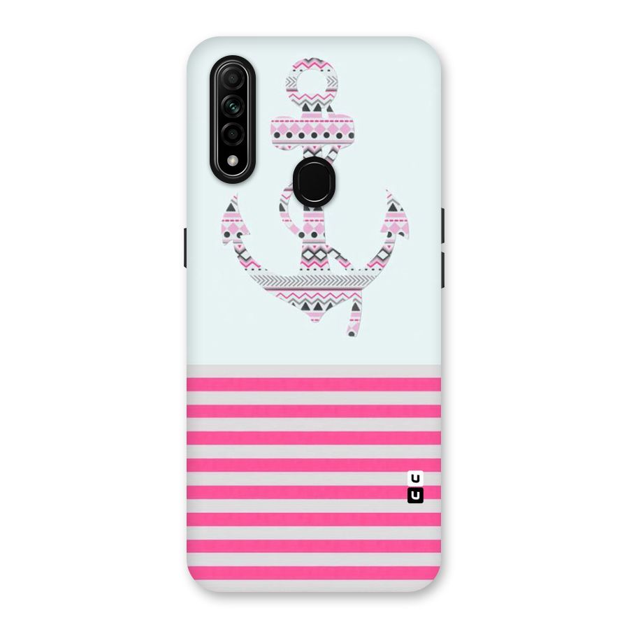 Anchor Design Stripes Back Case for Oppo A31
