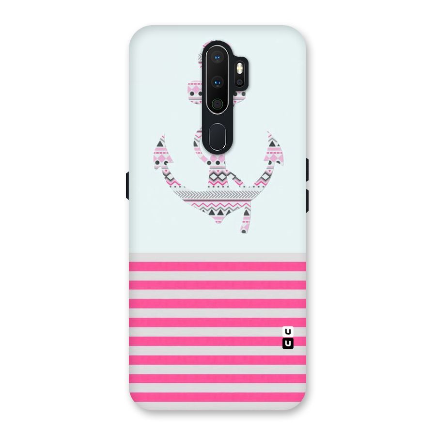 Anchor Design Stripes Back Case for Oppo A5 (2020)