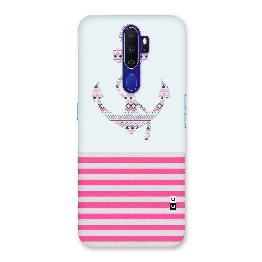 Anchor Design Stripes Back Case for Oppo A9 (2020)