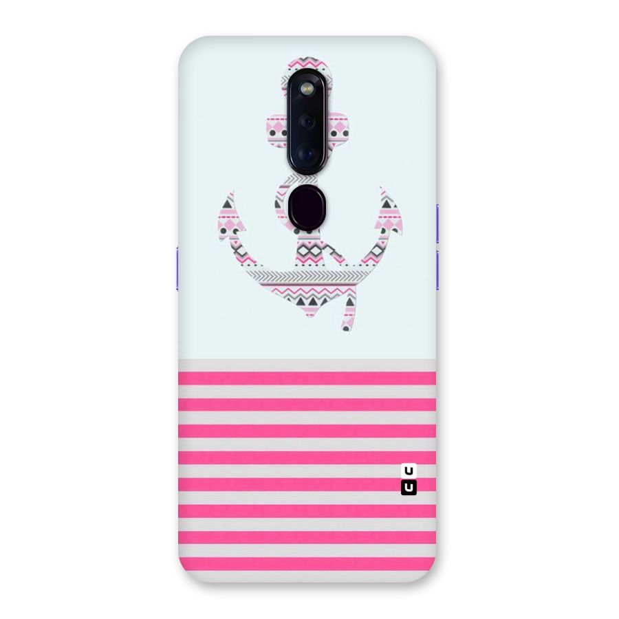 Anchor Design Stripes Back Case for Oppo F11 Pro