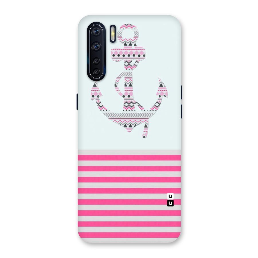 Anchor Design Stripes Back Case for Oppo F15