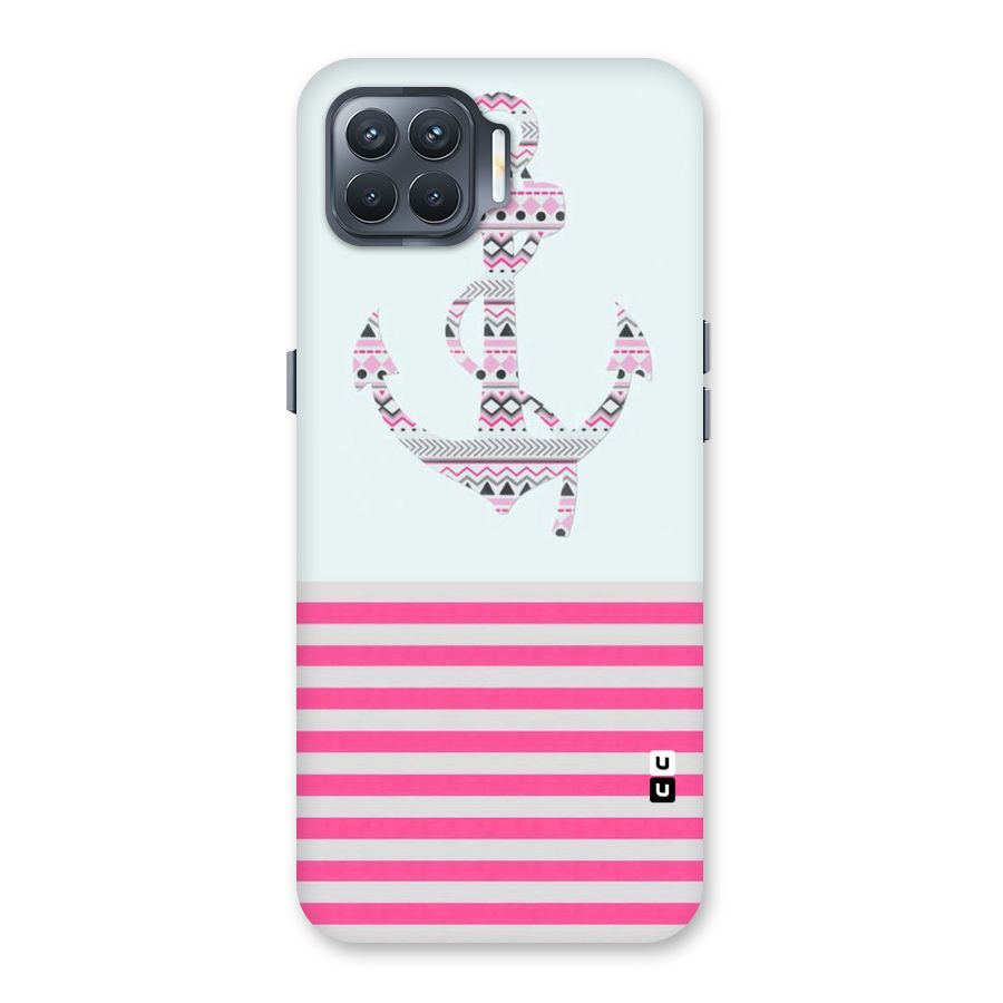 Anchor Design Stripes Back Case for Oppo F17 Pro