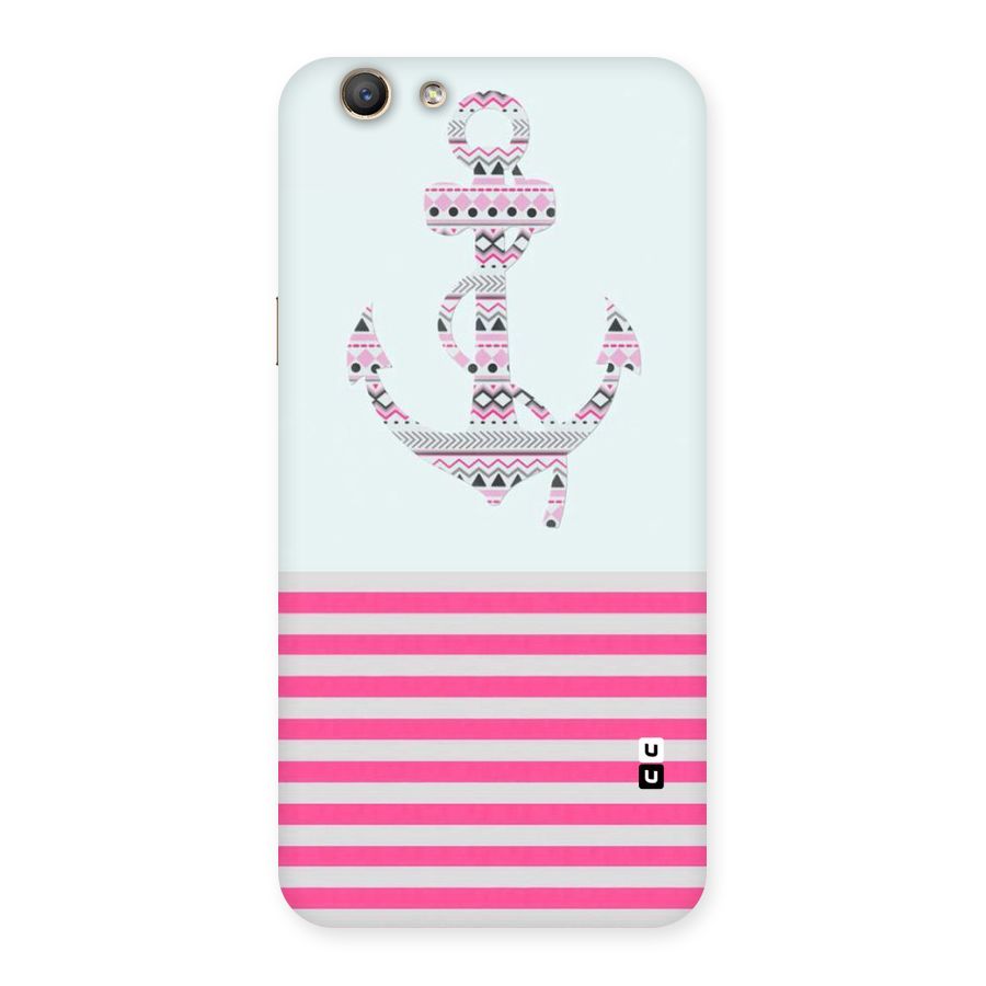 Anchor Design Stripes Back Case for Oppo F1s