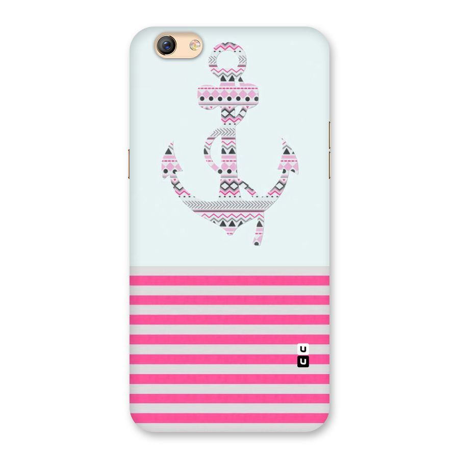 Anchor Design Stripes Back Case for Oppo F3 Plus