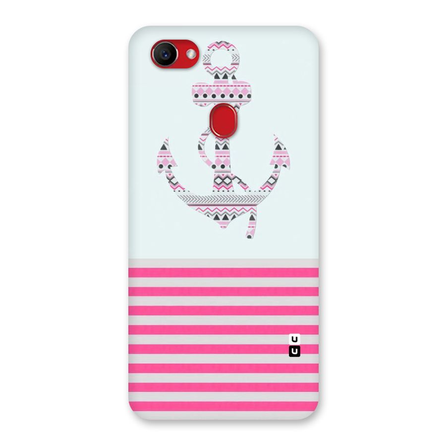 Anchor Design Stripes Back Case for Oppo F7