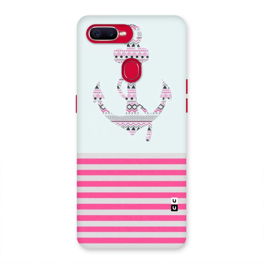 Anchor Design Stripes Back Case for Oppo F9 Pro
