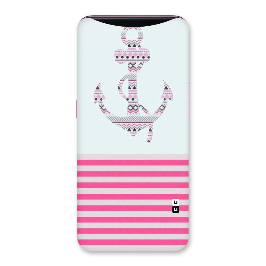 Anchor Design Stripes Back Case for Oppo Find X