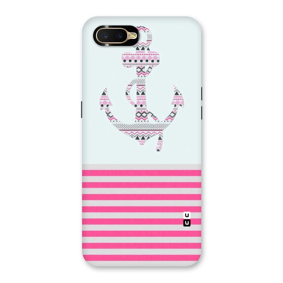 Anchor Design Stripes Back Case for Oppo K1