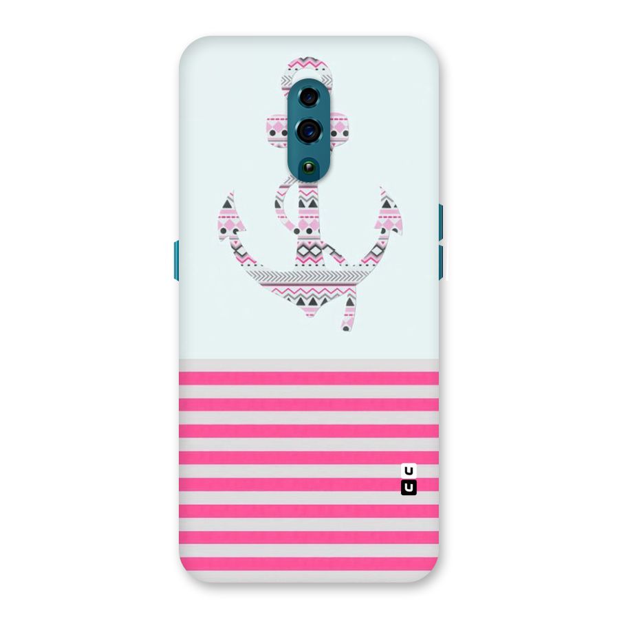 Anchor Design Stripes Back Case for Oppo Reno