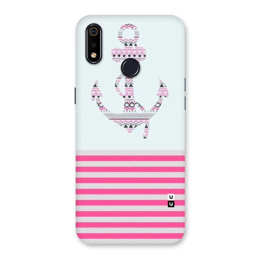 Anchor Design Stripes Back Case for Realme 3i