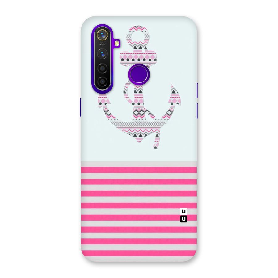 Anchor Design Stripes Back Case for Realme 5 Pro