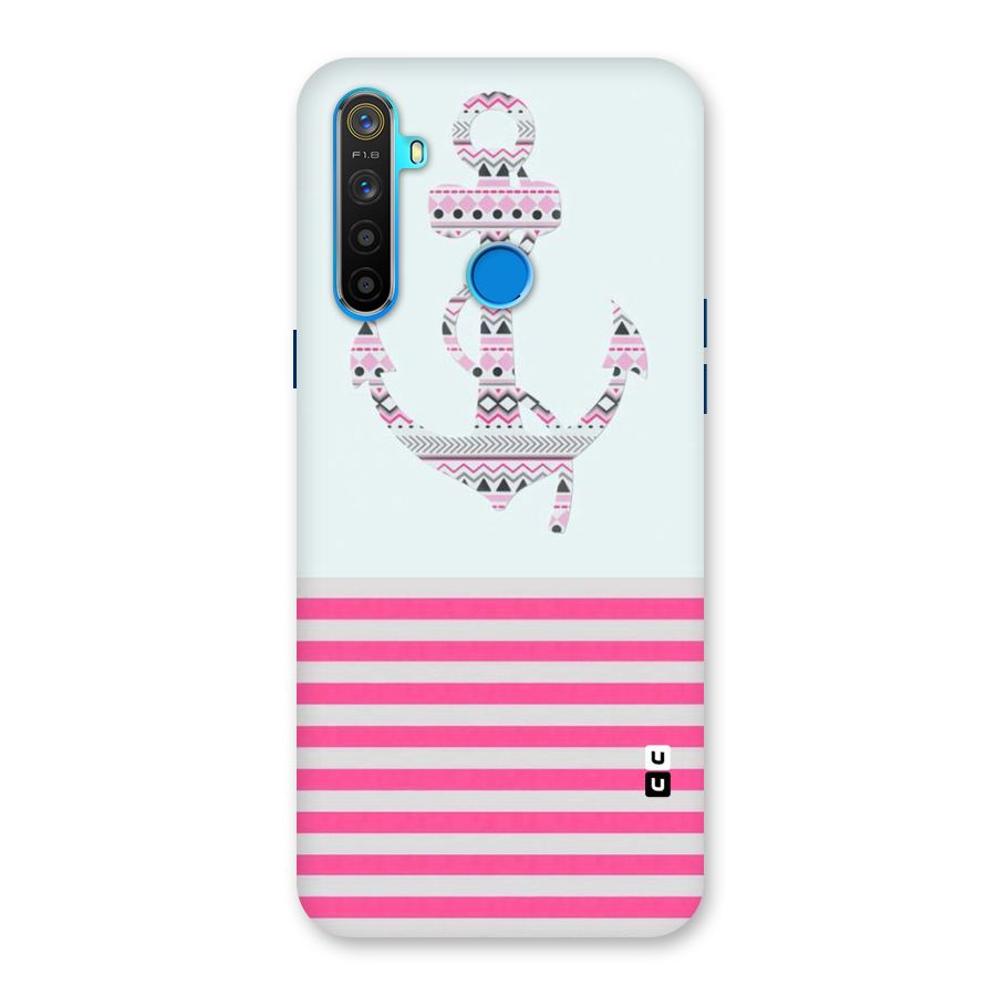 Anchor Design Stripes Back Case for Realme 5s