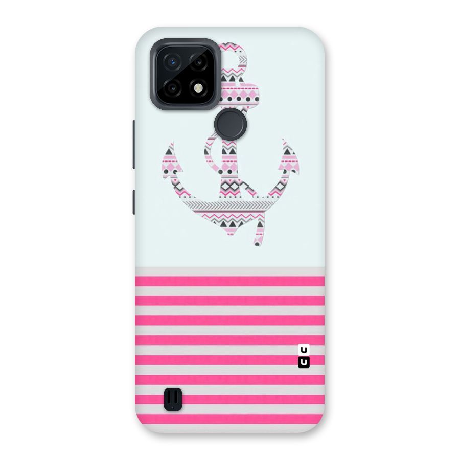 Anchor Design Stripes Back Case for Realme C21