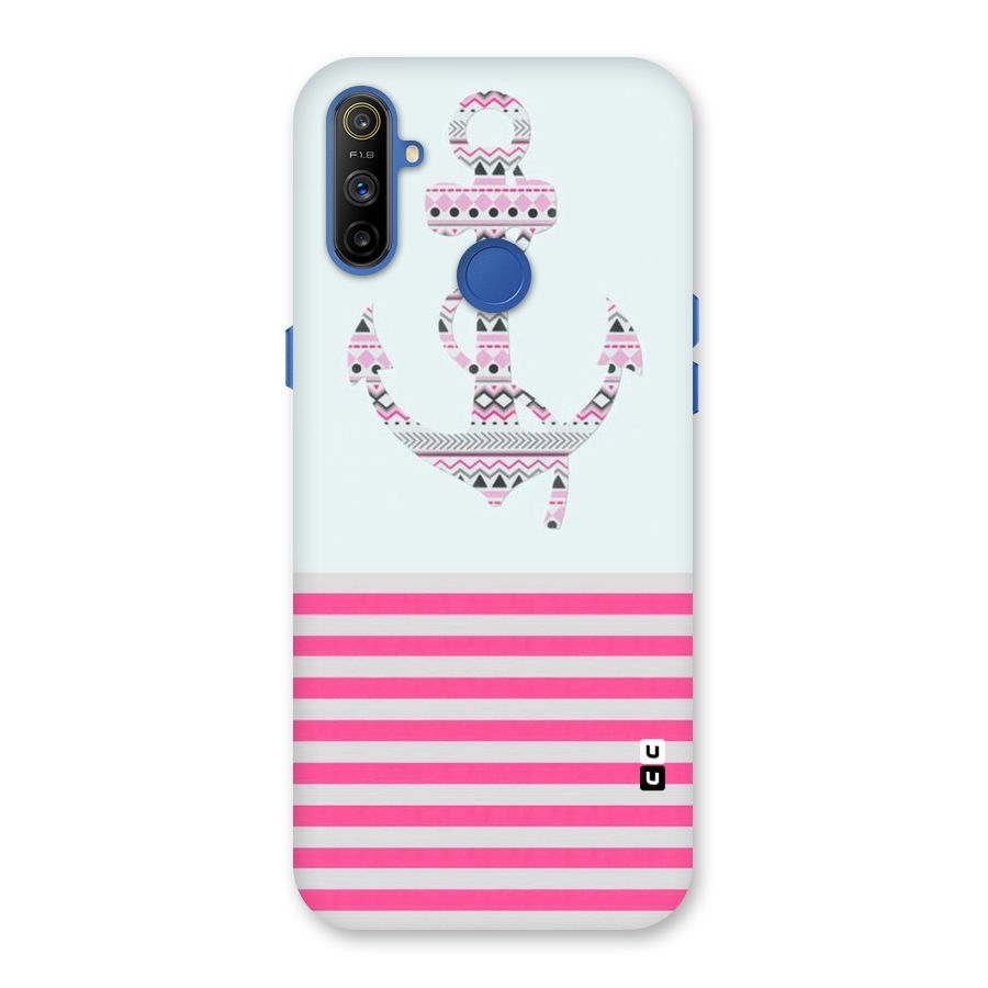Anchor Design Stripes Back Case for Realme Narzo 10A