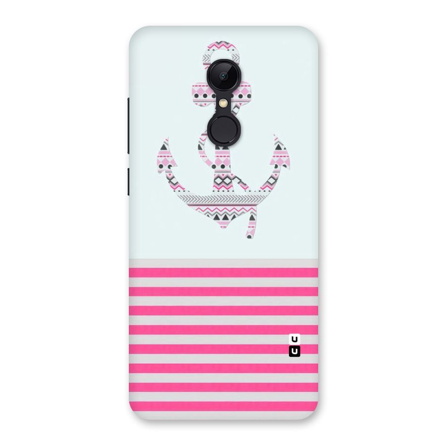 Anchor Design Stripes Back Case for Redmi 5