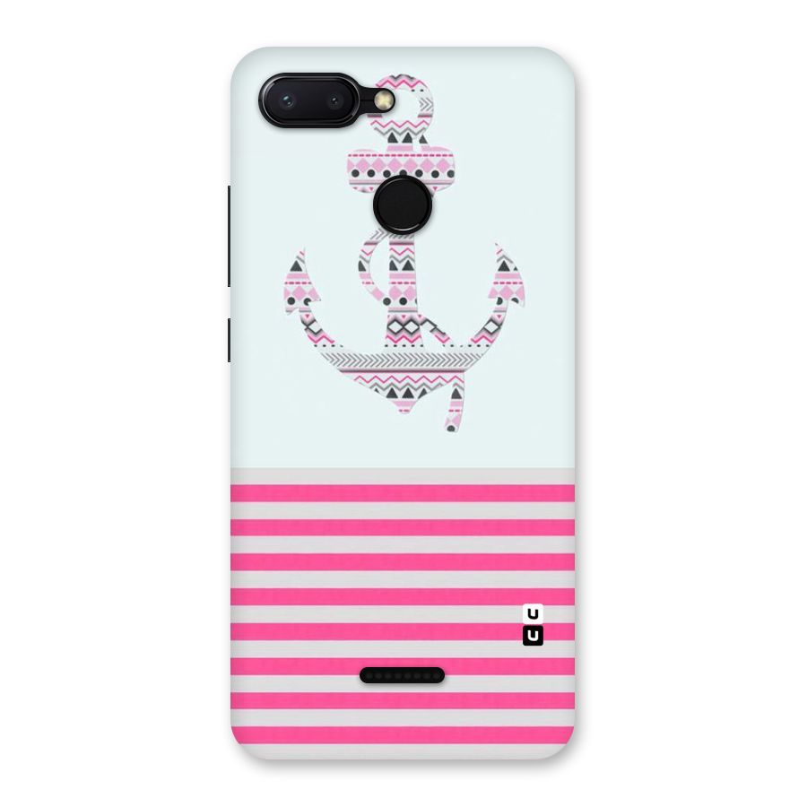 Anchor Design Stripes Back Case for Redmi 6