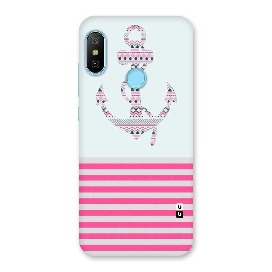 Anchor Design Stripes Back Case for Redmi 6 Pro