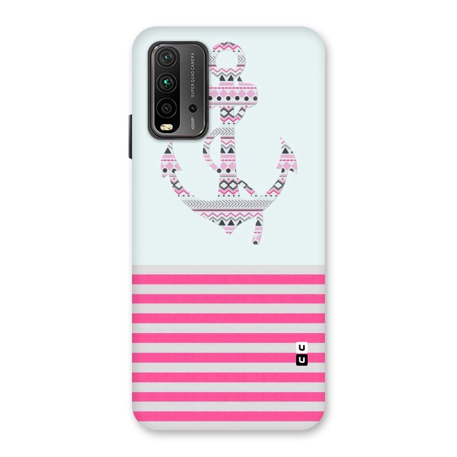 Anchor Design Stripes Back Case for Redmi 9 Power