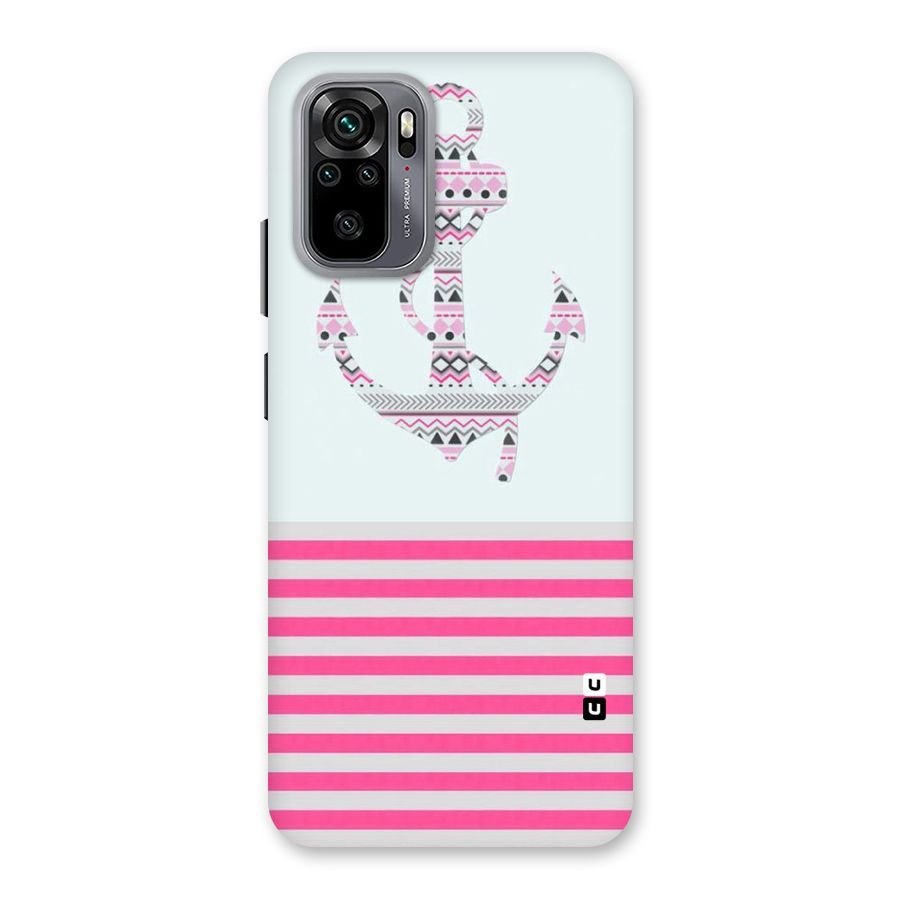 Anchor Design Stripes Back Case for Redmi Note 10