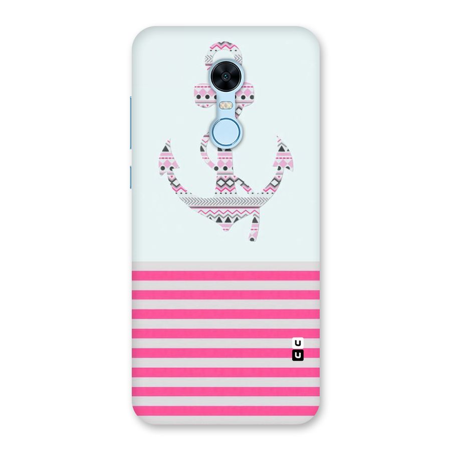 Anchor Design Stripes Back Case for Redmi Note 5
