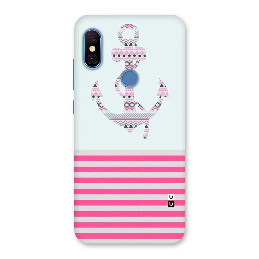 Anchor Design Stripes Back Case for Redmi Note 6 Pro