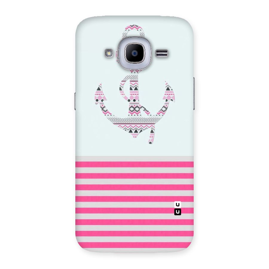 Anchor Design Stripes Back Case for Samsung Galaxy J2 2016