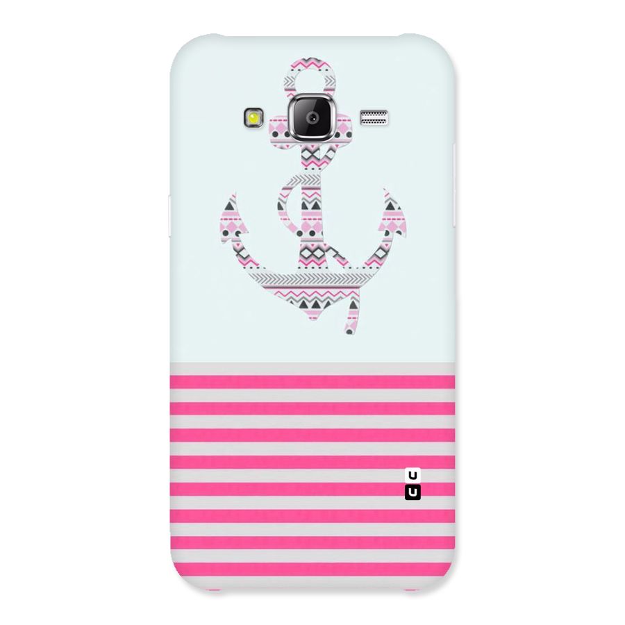 Anchor Design Stripes Back Case for Samsung Galaxy J2 Prime