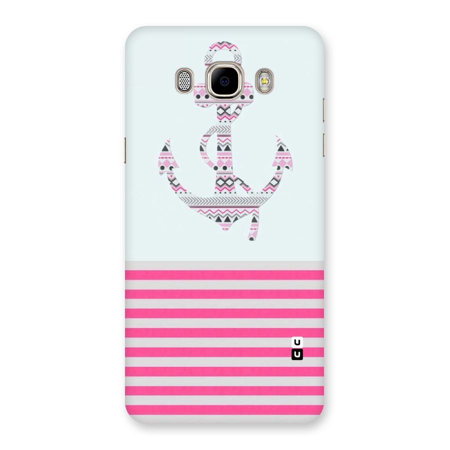 Anchor Design Stripes Back Case for Samsung Galaxy J7 2016