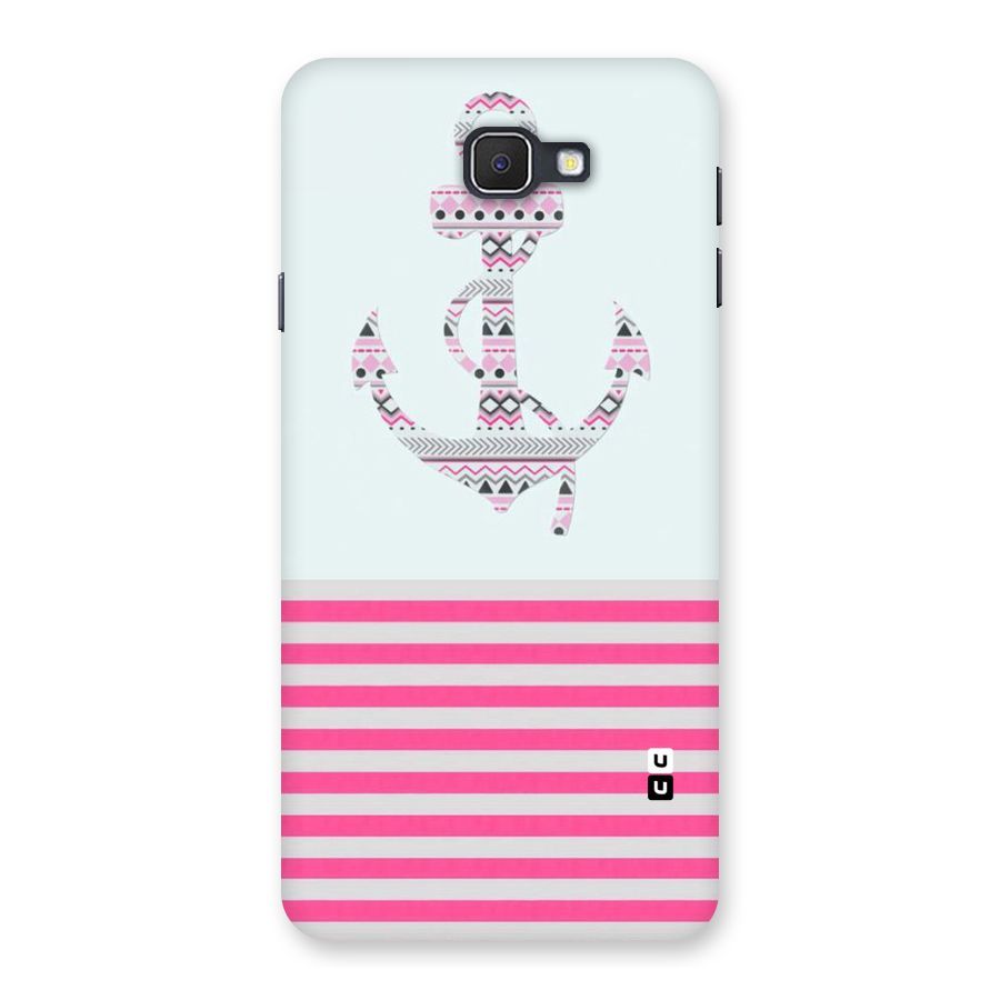 Anchor Design Stripes Back Case for Samsung Galaxy J7 Prime