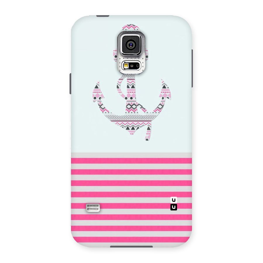 Anchor Design Stripes Back Case for Samsung Galaxy S5