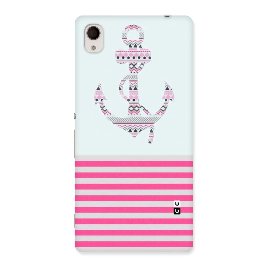 Anchor Design Stripes Back Case for Sony Xperia M4