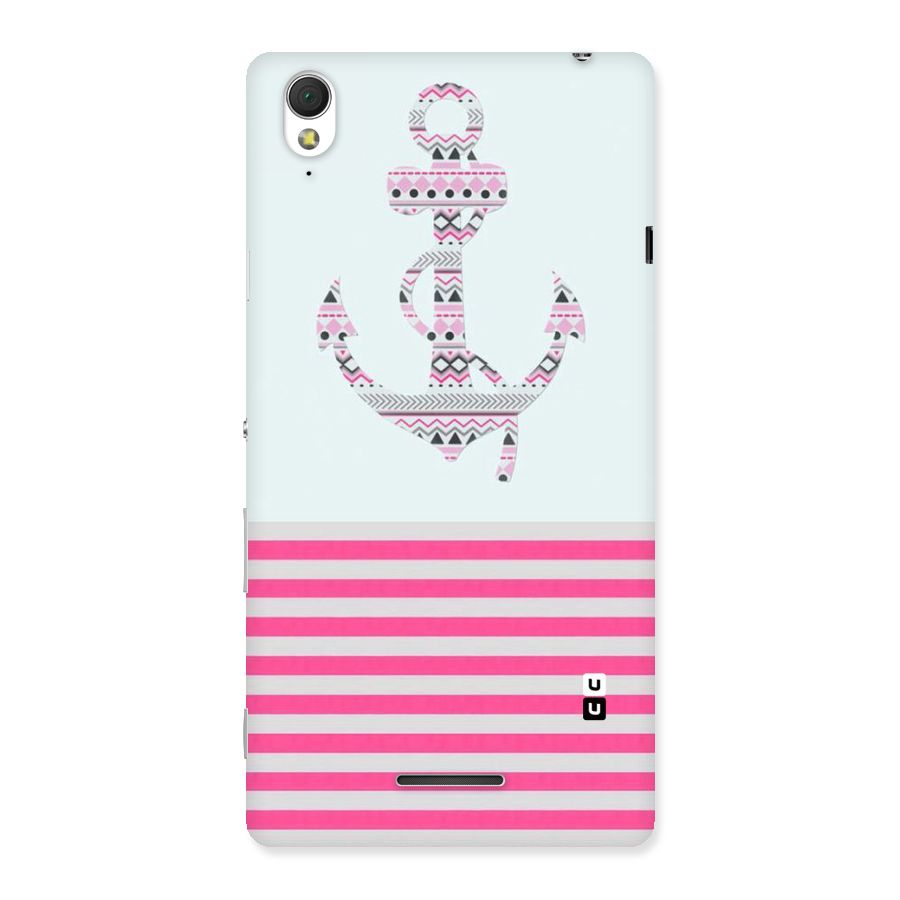 Anchor Design Stripes Back Case for Sony Xperia T3