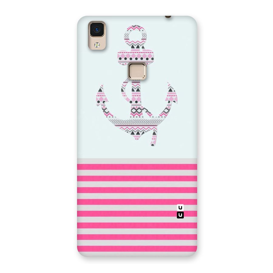 Anchor Design Stripes Back Case for V3 Max