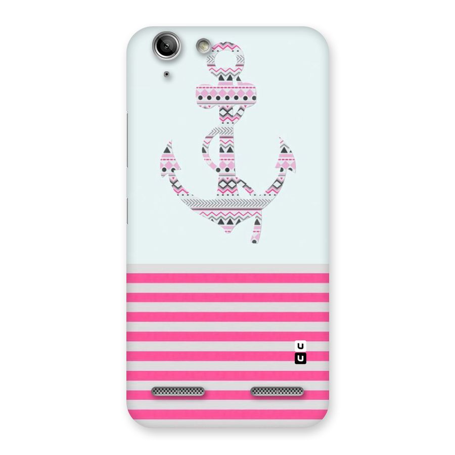 Anchor Design Stripes Back Case for Vibe K5