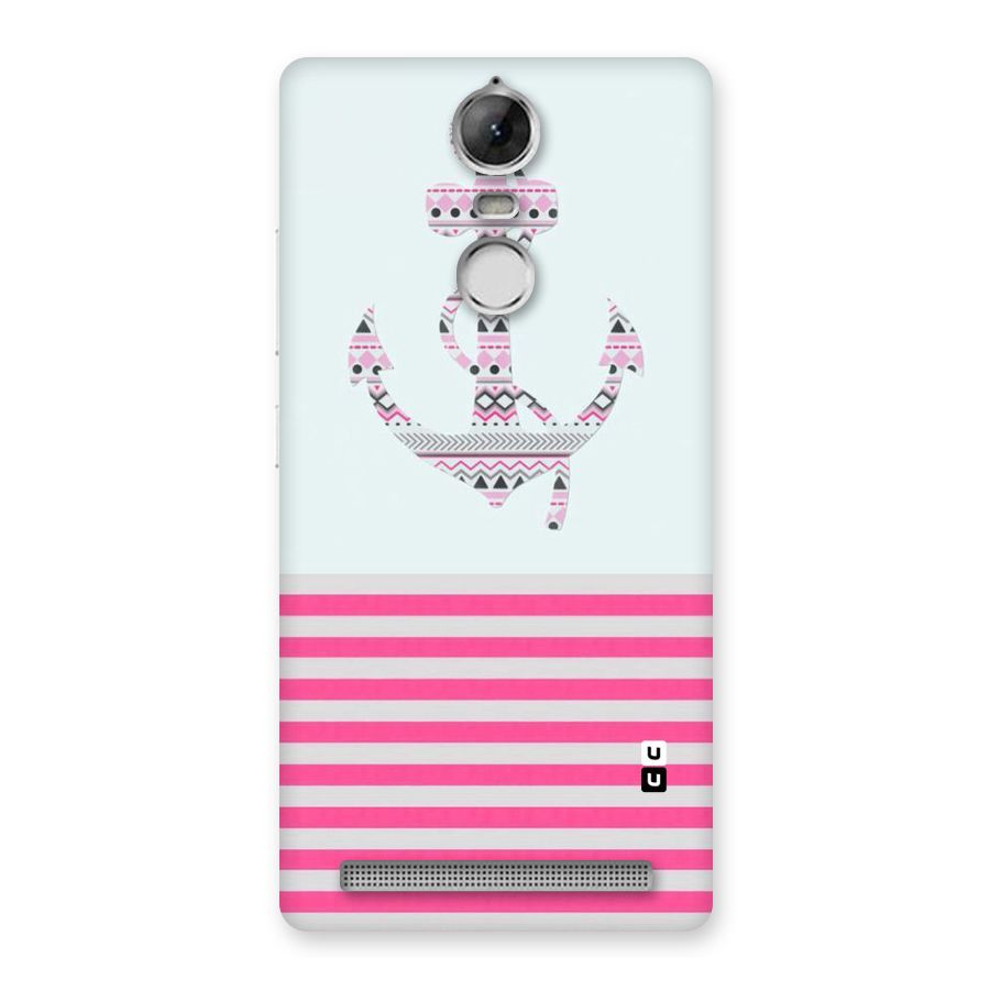 Anchor Design Stripes Back Case for Vibe K5 Note