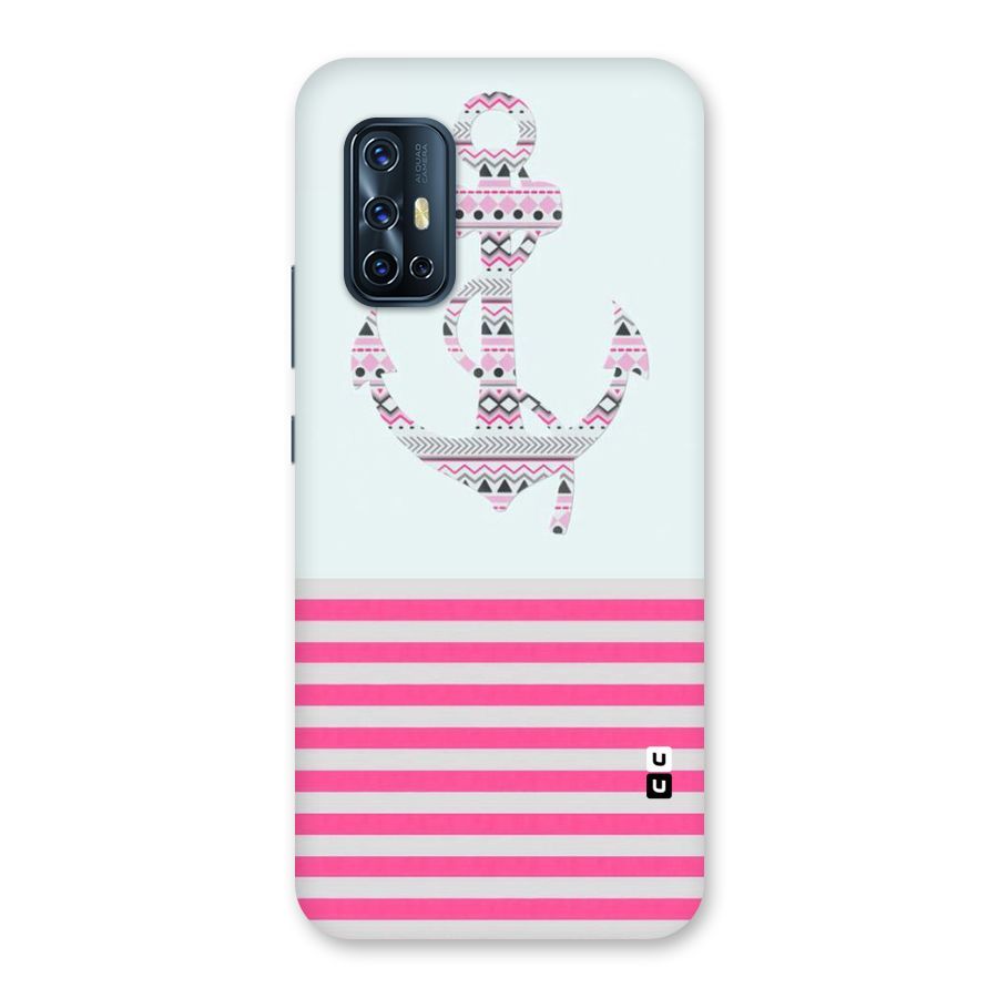 Anchor Design Stripes Back Case for Vivo V17