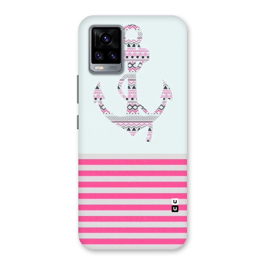 Anchor Design Stripes Back Case for Vivo V20