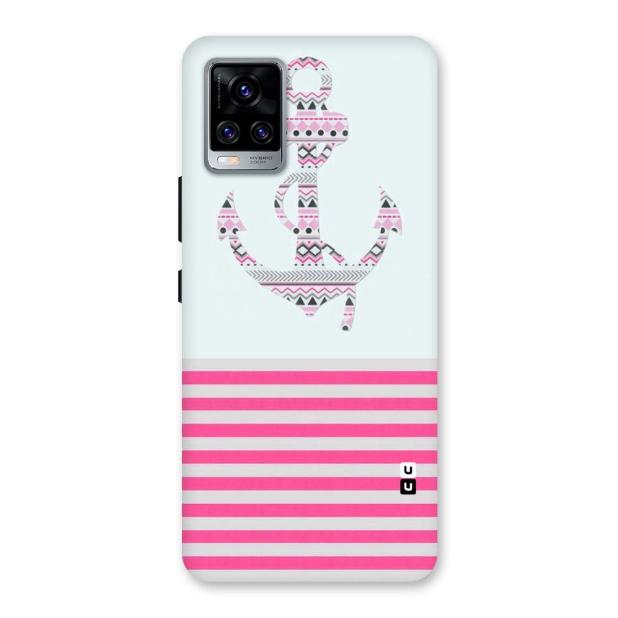 Anchor Design Stripes Back Case for Vivo V20 Pro