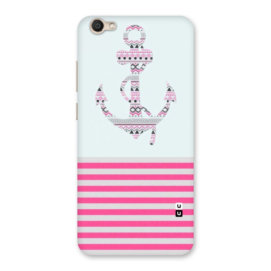 Anchor Design Stripes Back Case for Vivo V5
