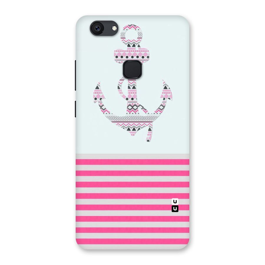 Anchor Design Stripes Back Case for Vivo V7 Plus