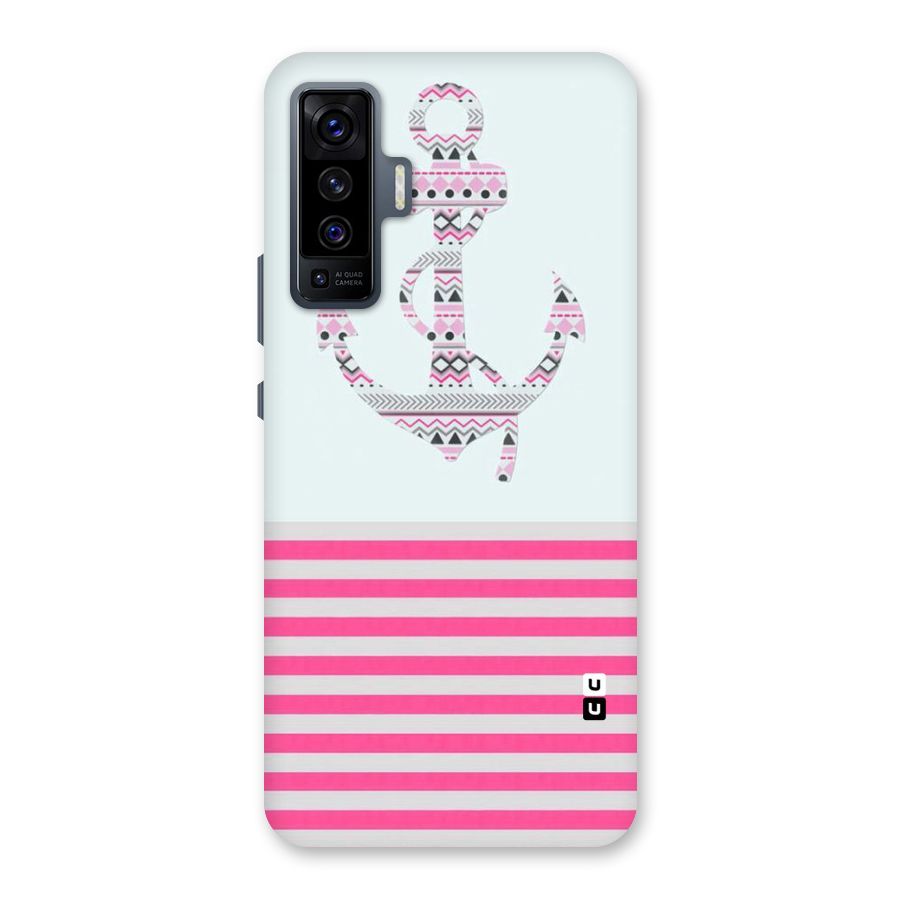 Anchor Design Stripes Back Case for Vivo X50