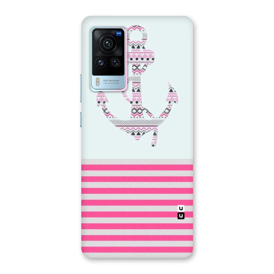 Anchor Design Stripes Back Case for Vivo X60 Pro