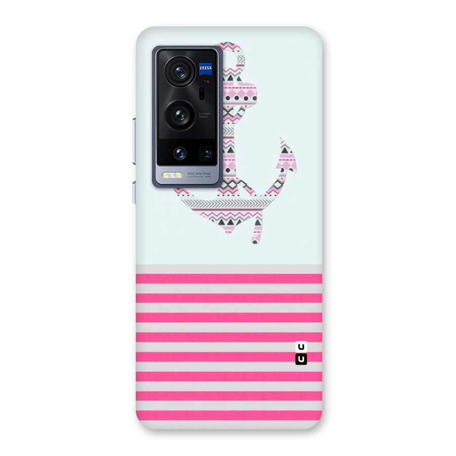 Anchor Design Stripes Back Case for Vivo X60 Pro Plus