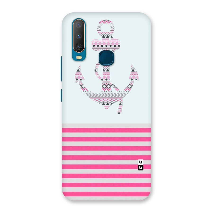 Anchor Design Stripes Back Case for Vivo Y15