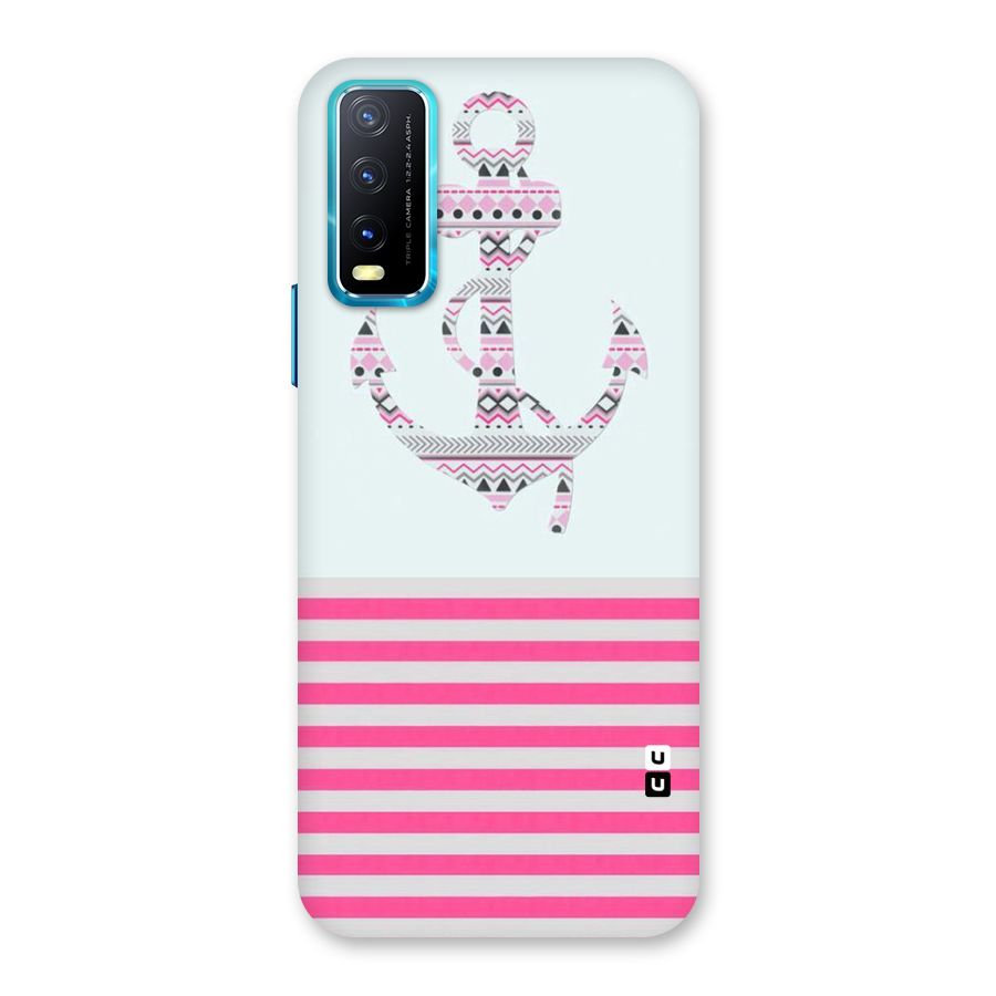 Anchor Design Stripes Back Case for Vivo Y20