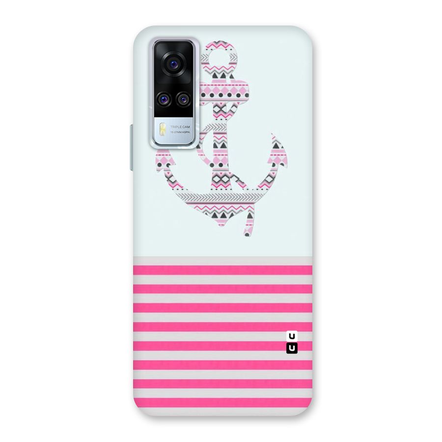 Anchor Design Stripes Back Case for Vivo Y31
